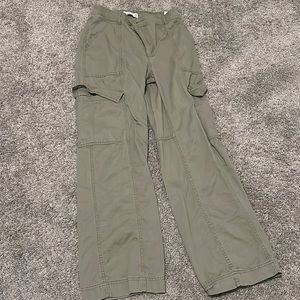 Abercrombie olive green cargo pants